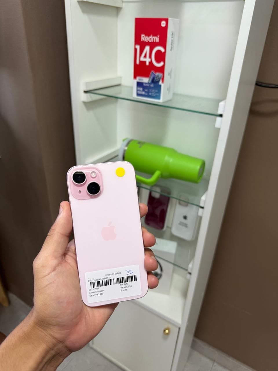 iPhone 15 Rosa